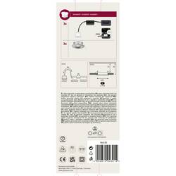 Paulmann 94301 EBL Nova mini Coin LED vestavné svítidlo, LED modul, pevně vestavěné LED, 4 W, železo, sada 3 ks