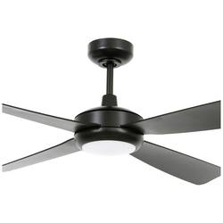 Lucci AIR Slipstream stropní ventilátor 22 W (Ø x v) 107 cm x 33 cm černá s dálkovým ovládáním