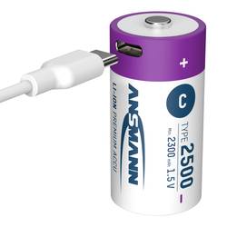 Ansmann LR15 USB-C akumulátor malé mono C Li-Ion 2500 mAh 1.5 V 2 ks