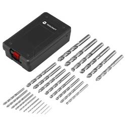 TOOLCRAFT TO-10926867 HSS-G sada spirálových vrtáku do kovu 25dílná Celková délka 195 mm tvrzeno DIN 338 válcová stopka 1 sada