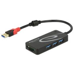 Delock 62899 USB Hub 3 porty USB-A USB 3.1 Gen1 5 GBit/s černá 62899