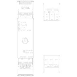 Siemens 3RM1007-3AA04 3RM10073AA04 startér motoru Výkon motoru při 400 V 3.00 kW 24 V/DC Jmenovitý proud 7 A
