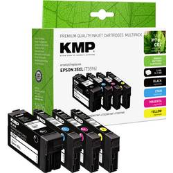 KMP Ink náhradní Epson 35XL, T3596, T3591, T3592, T3593, T3594 kompatibilní kombinované balení černá, azurová, purppurová, žlutá E226XV 1638,4005