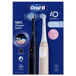 Oral-B Braun Oral-B iO Series 2 Night Black/Cal elektrický kartáček na zuby, sonický, černá, růžová, 62470