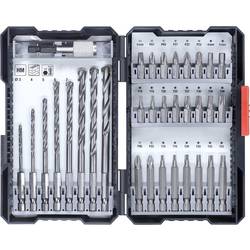kwb 108940 33dílné sada bitů a vrtáků kámen, beton, zdivo 3 mm, 4 mm, 5 mm, 6 mm, 7 mm, 8 mm, 9 mm, 10 mm