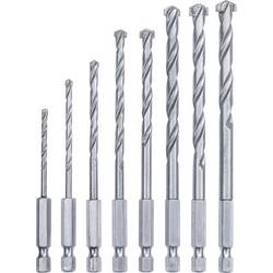 kwb 108940 33dílné sada bitů a vrtáků kámen, beton, zdivo 3 mm, 4 mm, 5 mm, 6 mm, 7 mm, 8 mm, 9 mm, 10 mm