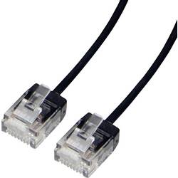 Roline 21.15.4465 RJ45 síťové kabely, propojovací kabely CAT 6A U/UTP 5 m černá 1 ks