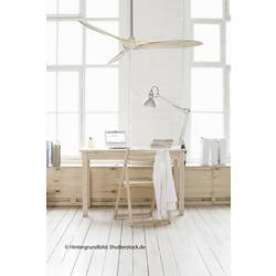 CasaFan ECO AIRSCREW 152 BN-NT stropní ventilátor 28 W (Ø x v) 1520 mm x 275 mm chrom s dálkovým ovládáním, vhodný i pro zimní provoz