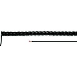 HELU 85742 spirálový kabel LiF12Y11Y 300 mm / 1200 mm 4 x 0.50 mm² černá 1 ks