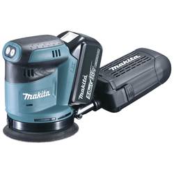 Makita Dbo180rtj DBO180RTJ akumulátorová excentrická bruska vč. 2x aku, vč. nabíječky 18 V Ø 125 mm