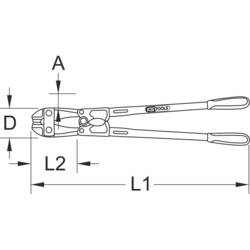 KS Tools 118.0118 pákové kleště 450 mm