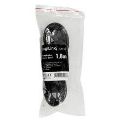 LogiLink napájecí kabel 1.8 m černá