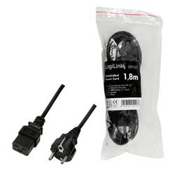 LogiLink napájecí kabel 1.8 m černá
