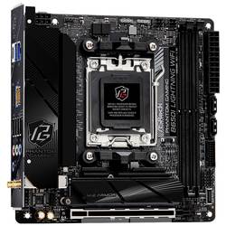 ASRock Phantom Gaming B650I Lightning WiFi Základní deska Socket (PC) AMD AM5 Tvarový faktor Mini-ATX Čipová sada základní desky AMD® B650