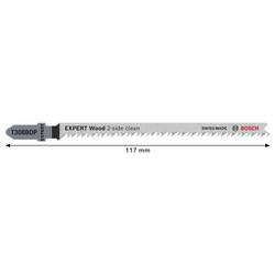 Bosch Accessories 2608902485 List přímočaré pily EXPERT Wood 2-side clean T308BOP, 5 ks 5 ks