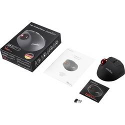 Perixx PERIMICE-717 D laserová Trackball, přenos bezdrátový, 7 tlačítko, 2000 dpi, černá