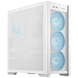 Asus TUF Gaming GT302 ARGB midi tower PC skříň bílá 4 předinstalované ventilátory, integrované osvětlení, prachový filtr, boční okno