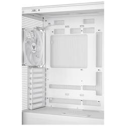 Asus TUF Gaming GT302 ARGB midi tower PC skříň bílá 4 předinstalované ventilátory, integrované osvětlení, prachový filtr, boční okno