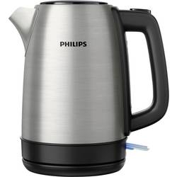 Philips Home HD9350/90 Daily rychlovarná konvice, nerezová ocel, černá, HD9350/90