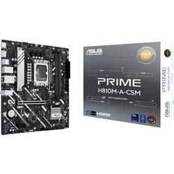 Asus PRIME H810M-A-CSM Základní deska Socket (PC) Intel® 1851 Tvarový faktor Micro-ATX Čipová sada základní desky Intel® H810