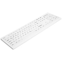 Active Key AK-C8100F-FUS-W/GE bezdrátový hygienická klávesnice německá, QWERTZ bílá silikonová membrána, plně zapečetěné, IP68
