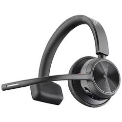 HP Poly Voyager 4310 Headset otevřená (On Ear) Bluetooth®, kabelová mono černá headset, monofonní