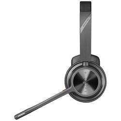 HP Poly Voyager 4310 Headset otevřená (On Ear) Bluetooth®, kabelová mono černá headset, monofonní