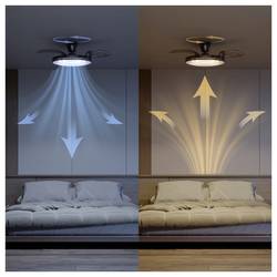 Philips LED Atlas stropní ventilátor 28 W s dálkovým ovládáním, stmívatelný