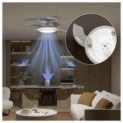Philips LED Bliss stropní ventilátor 28 W s dálkovým ovládáním, stmívatelný