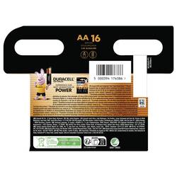 Duracell Plus Power Boost MN1500 tužková baterie AA 1.5 V, 16 ks