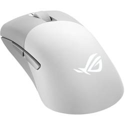 Asus Keris Wireless AimPoint optická herní myš, přenos bezdrátový, Bluetooth®, USB, 5 tlačítko, 36000 dpi, bílá