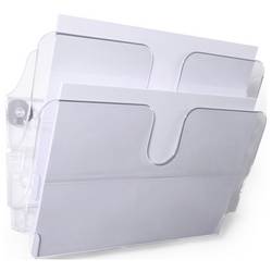 Durable Flexiplus 1709022060 drřák letáků na zeď černá Počet přihrádek 2 1 ks