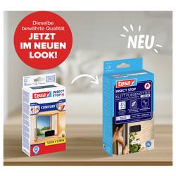 Síťka proti hmyzu do oken Tesa® Comfort tesa COMFORT, (š x v) 1200 mm x 2400 mm, antracitová, 1 ks