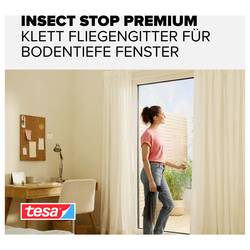Síťka proti hmyzu do oken Tesa® Comfort tesa COMFORT, (š x v) 1200 mm x 2400 mm, antracitová, 1 ks