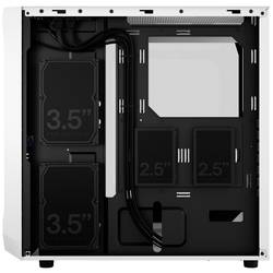 Fractal Design Focus 2 PC skříň bílá boční okno, 2 předinstalované ventilátory, prachový filtr