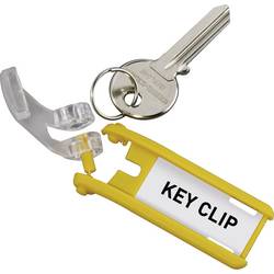 Durable věšák na klíče 195704 Key Clip - 1957 žlutá 6 ks