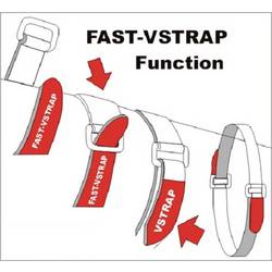 FASTECH® F101-20-220M-FT pásek se suchým zipem s páskem háčková a flaušová část (d x š) 220 mm x 20 mm šedá 1 ks