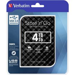 Verbatim Store n Go, Store n Go, 4 TB, externí HDD 6,35 cm (2,5), USB 3.2 (Gen 1x1) , černá, 53223