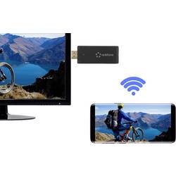 Streamovací HDMI zařízení Renkforce RF-3386052, 2.4 GBit/s, HDMI™, microUSB, Wi-Fi