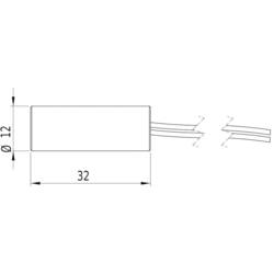 Picotronic laserový modul lineární červená 5 mW LE650-5-3(12x32)10DEG
