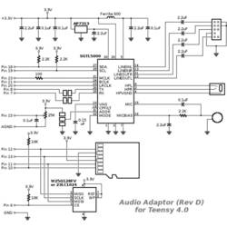 Joy-it teensy40audio rozšiřující deska