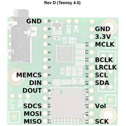 Joy-it teensy40audio rozšiřující deska