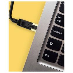 Hama 00202002 RJ45 síťové kabely, propojovací kabely CAT 8 S/FTP 3 m černá 1 ks