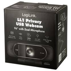 LogiLink UA0381 Full HD webkamera, upínací uchycení, Mikrofon