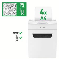 Leitz IQ 4M Protect Premium P5 skartovačka 4 listů mikrořez 2 x 15 mm P-5 14 l Křížový řez sponky do sešívačky, kancelářské sponky
