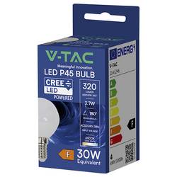 V-TAC 2141246 LED Energetická třída (EEK2021) F (A - G) E14 3.7 W = 30 W studená bílá 1 ks