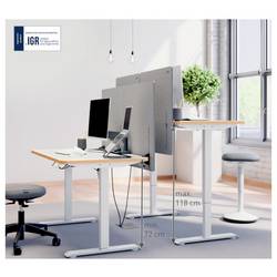 Leitz psací stůl pro práci vsedě i ve stoje Ergo bílá 67700001 max. výška: 118 cm