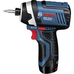 Bosch Professional GDR 10,8-LI, 06019A6977 aku rázový utahovák, 105 Nm, 10.8 V, 2 Ah, Li-Ion, vč. 2x aku, kufřík