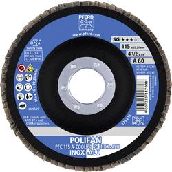 PFERD TOOLS 67756115 A-Cool Sg Inox + Alu vějířový brusný kotouč Průměr 115 mm Ø otvoru 22.23 mm Zrnitost 60 10 ks