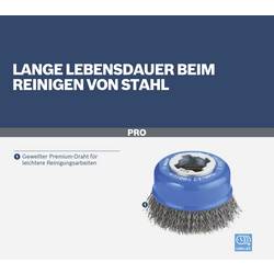 Bosch Accessories Hrncový kartáč X-LOCK Clean for Metal, 75 mm, 0,3 mm, vlnitý ocelový drát Bosch Power Tools 2608620725 1 ks